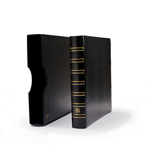 Reliure à anneaux Maximum, design classique avec cassette de protection, noir