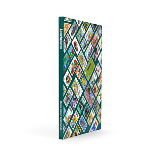 Classeur Stampino pour les enfants, DIN A4, 16 pages blanches, vert foncé