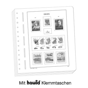 Leuchtturm feuilles complémentaires SF Israël (avec TAB) 2025