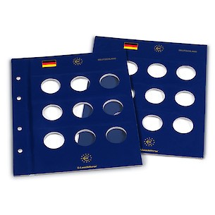 Feuilles Numismatiques VISTA,pour pièces commémoratives allemandes de 10/20/25 Euros