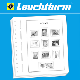 Leuchtturm supplement with stamp mounts Monaco carnet de timbres 2022