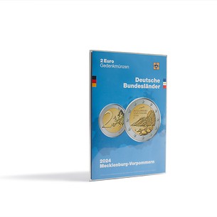 Carte de Collection Pièce commémorative allemand 2 Euros 2024 (Königsstuhl)