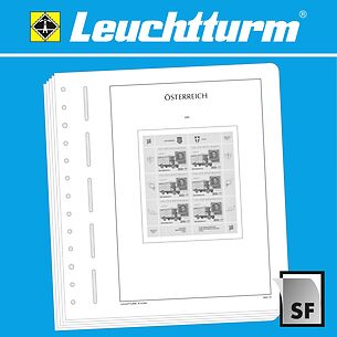 LEUCHTTURM feuilles complémentaires SF Autriche - minifeuille 2023