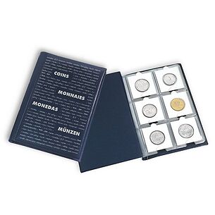 Rangements pour pièces de monnaie Box monnaies - à 24 alvéoles carrés 42 x  42 mm (Lindner 2124M) Marine (boîte grise, pl 292874 - Cdiscount Beaux-Arts  et Loisirs créatifs