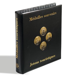 Album OPTIMA pour médailles souvenirs avec 5 pochettes OPTIMA
