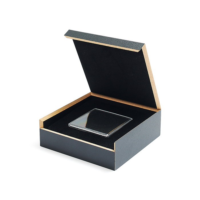 Ecrin Numismatique Luxor pour une Quadrum capsule de monnaie