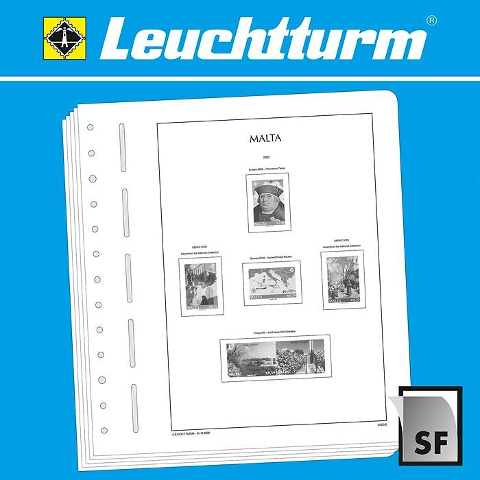 Leuchtturm feuilles complémentaires SF Malte 2025