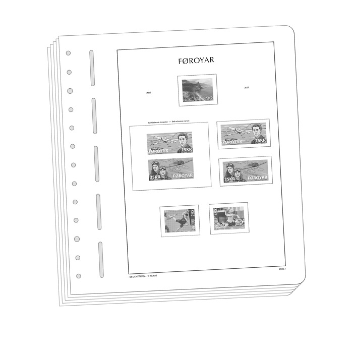 Leuchtturm feuilles complémentaires Iles Féroé 2025