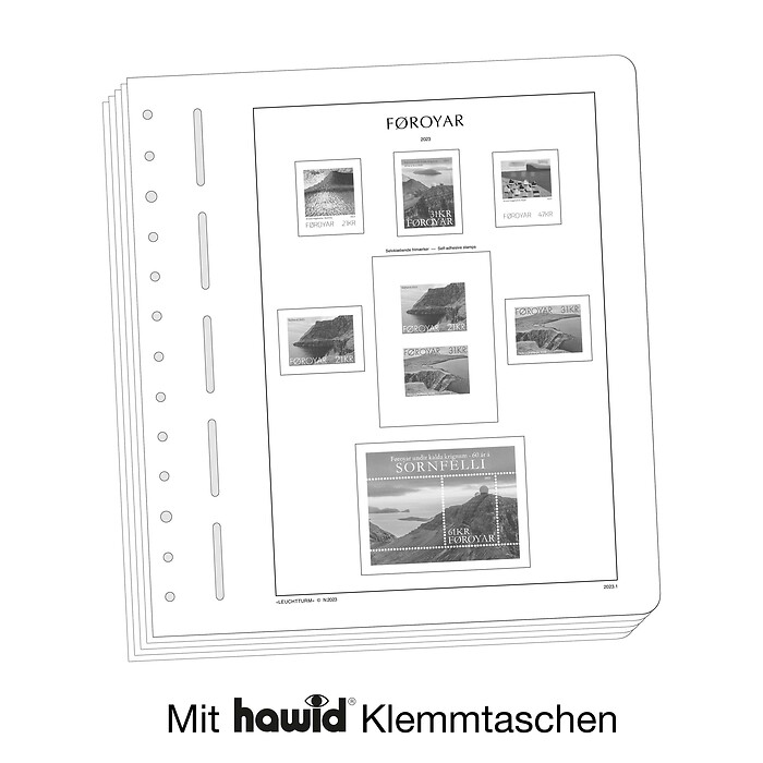 Leuchtturm feuilles complémentaires SF Iles Féroé 2025