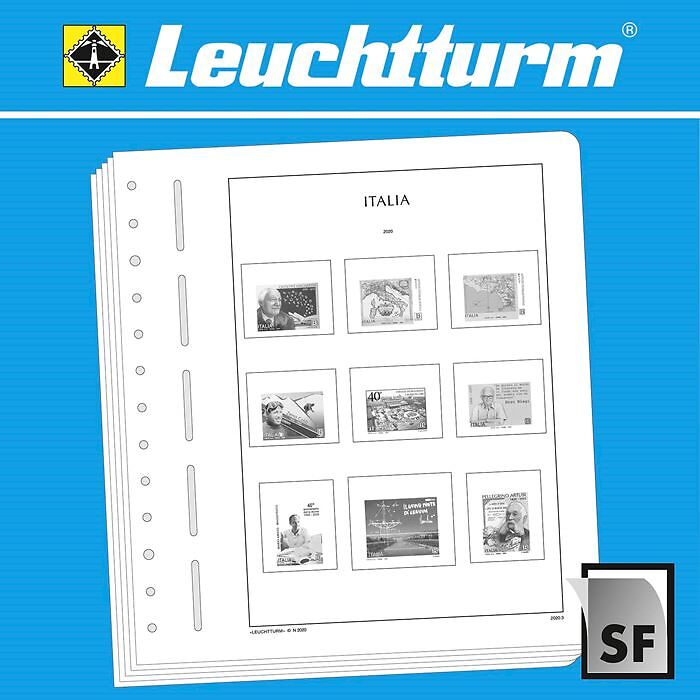 Leuchtturm feuilles complémentaires SF Italie 2025