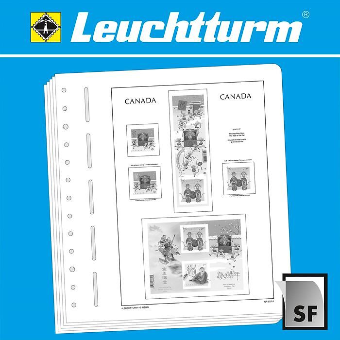 Leuchtturm feuilles complémentaires SF Canada Quarterly Packs 2025