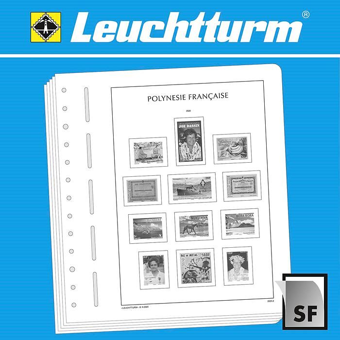 Leuchtturm feuilles complémentaires SF Polynésie française 2025