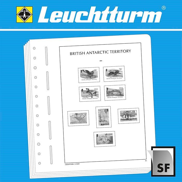 Leuchtturm feuilles complémentaires SF Antarctique britannique 2025