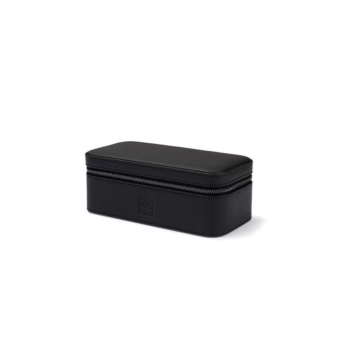 Étui de voyage pour montres Vigil, 3 compartiments, noir