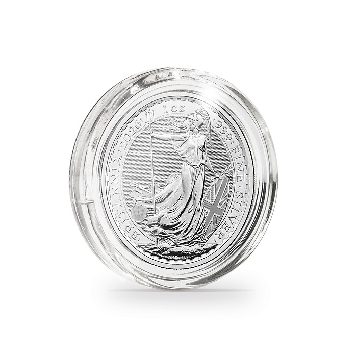 Ultra capsules Perfect Fit pour  1 oz. Britannia argent (38.61 mm), paquete de 10