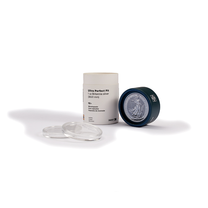 Ultra capsules Perfect Fit pour  1 oz. Britannia argent (38.61 mm), paquete de 10