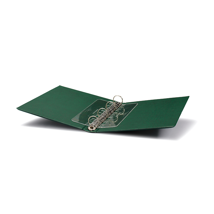 Reliure à anneaux Vario F avec étui de protection, vert