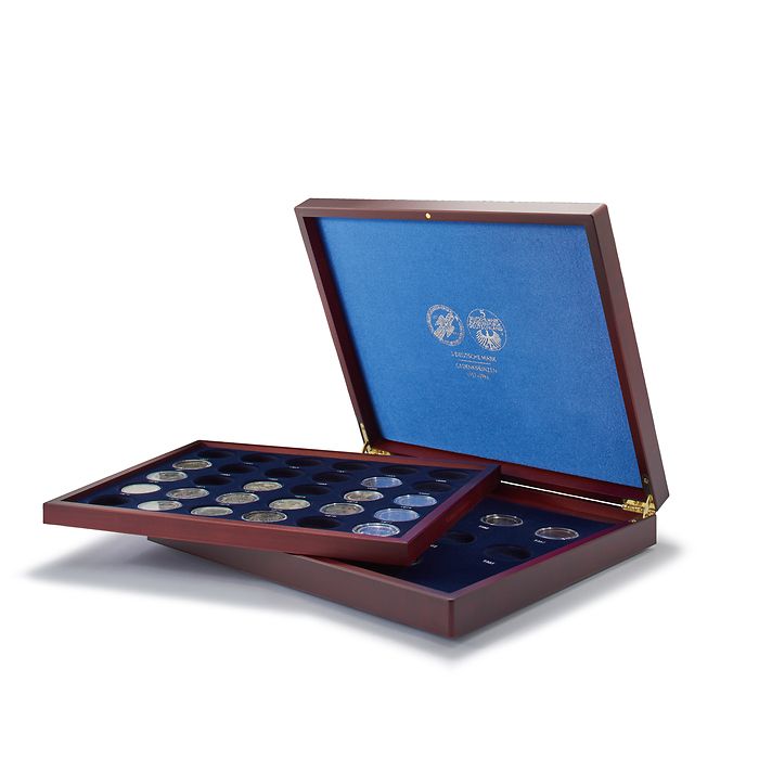 Volterra Duo - Coffret Numismatique pour 43 pièces de 5 DM en capsules