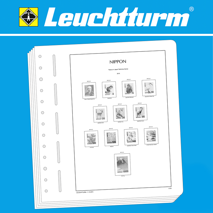 LEUCHTTURM SF-Feuilles préimprimées Japon 2003-2006