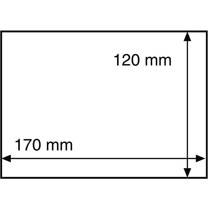 HP Pochettes de protection pour lettres et cartes postales,  170x120 mm, transparent