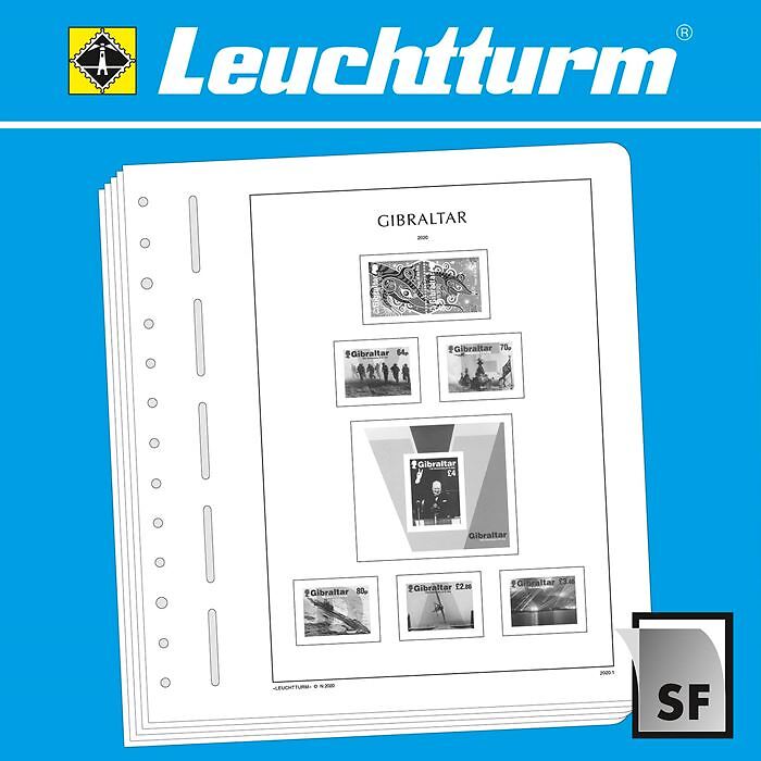 LEUCHTTURM SF-Feuilles préimprimées Gibraltar 1985-1999