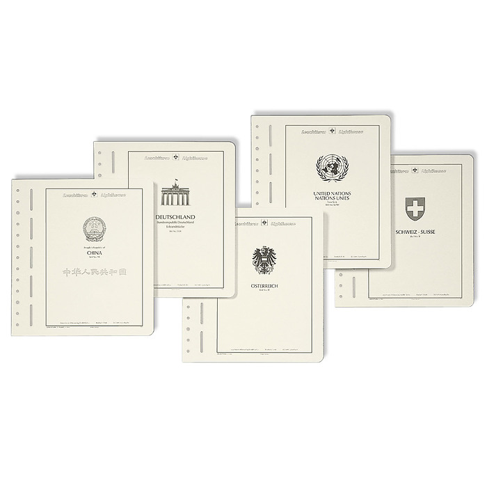 LEUCHTTURM Page de garde avec armoiries 'France'