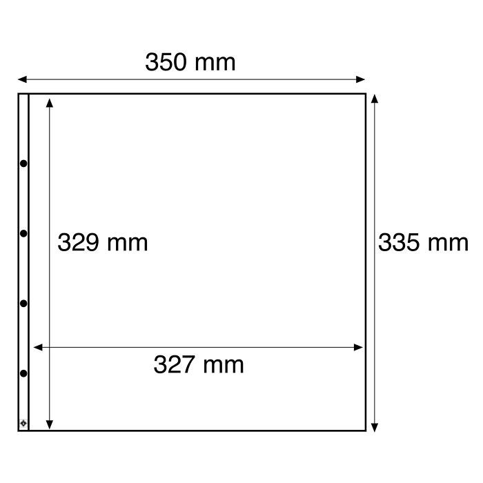 Pochettes plastiques Maximum,  pour feuilles, Compartiment 1, transparent