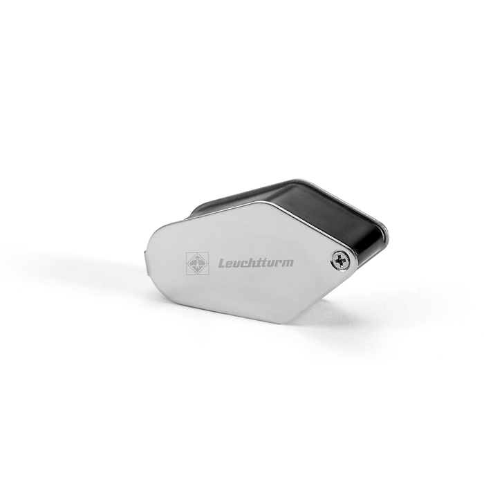 Loupe pliable avec LED, grossit 10x, noir, Ø 18 mm