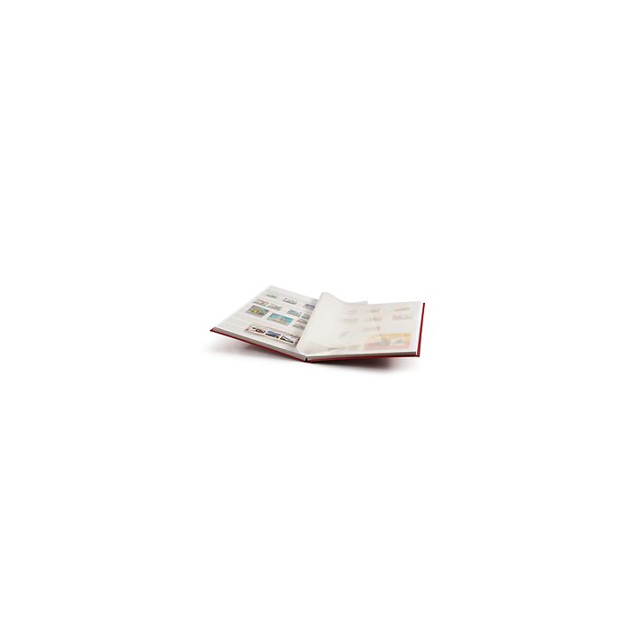 Classeur Basic, DIN A4, 32 pages blanches, couverture non matelassée, rouge