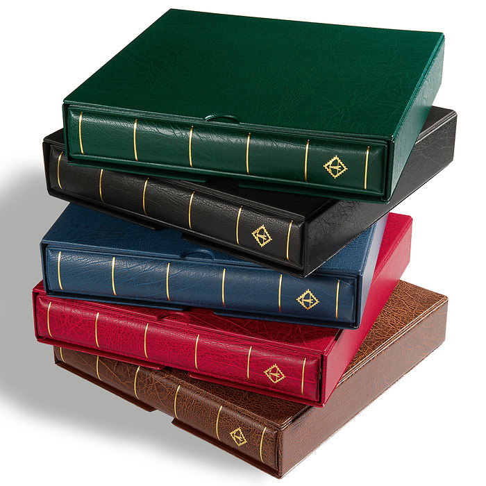 Leuchtturm Reliure à anneaux Excellent DE, avec étui de protection, vert