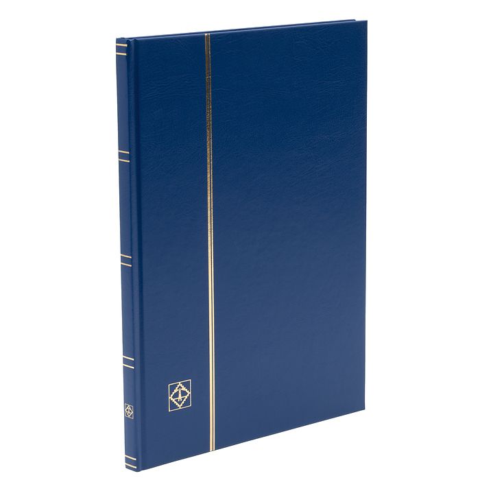 Classeur Basic, DIN A4, 16 pages noires, couverture non matelassée, bleu