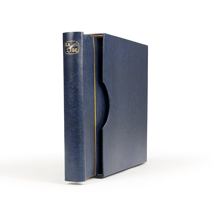 KABE Reliure automatique Atlas avec étui de protection, bleu