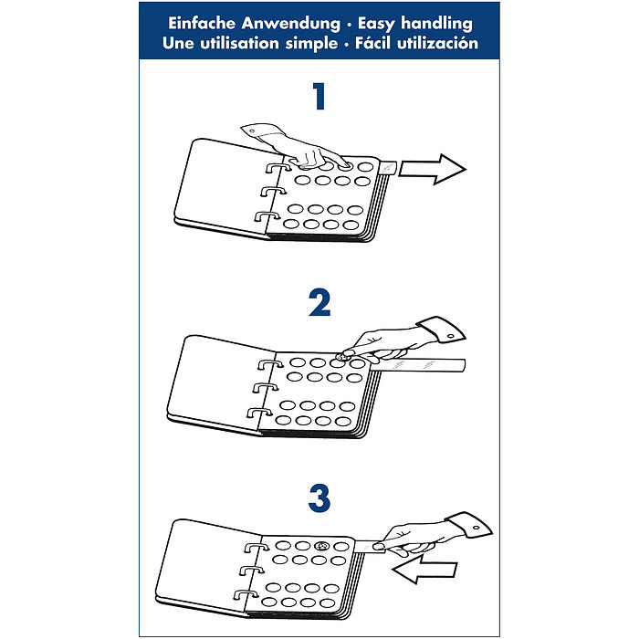 Vista album Numismatique pour   pièces de 2 Euros (4 feuilles neutres) avec étui