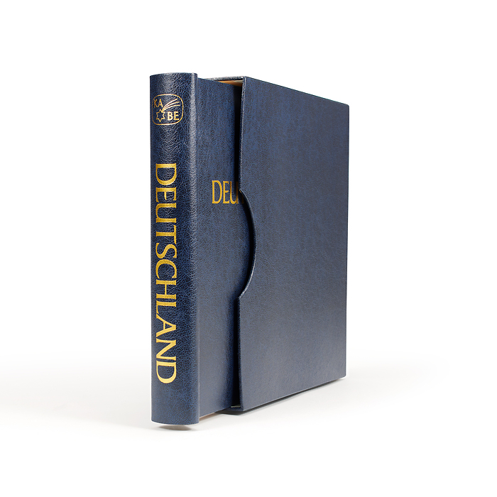 KABE reliure automatique Atlas Allemagne, avec étui de protetion, bleu