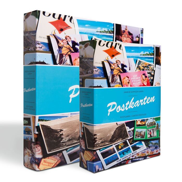 Album POSTKARTEN pour 600 cartes postales, avec 50 feuilles relliées