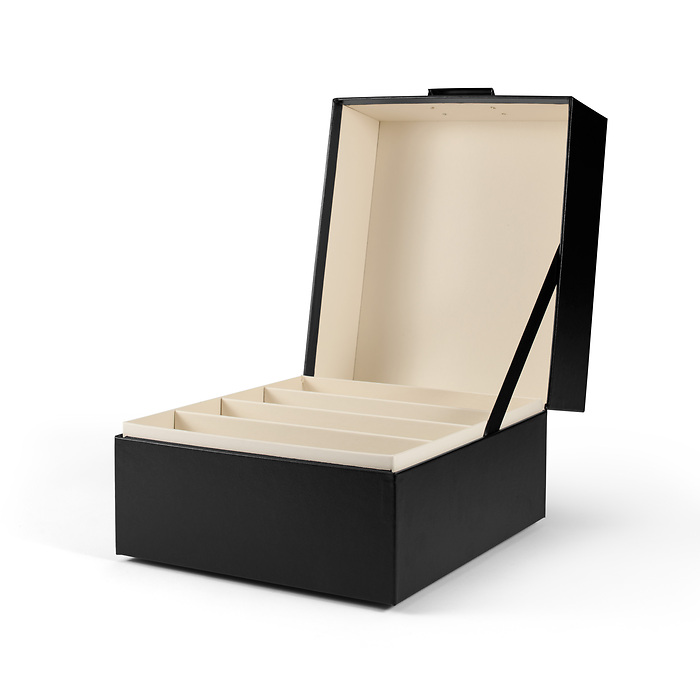 Boîte de rangement Logik, format intérieur 220 x 168 mm, noir