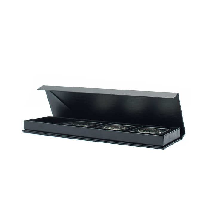 Airbox Ecrin avec fonction de   présentation pour 4 capsules  Quadrum, noir