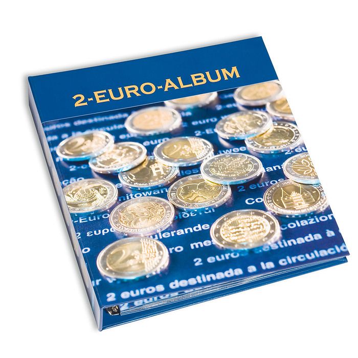 Album NUMIS pour pièces de 2 € commémoratives de toute la zone euro, en allemand, tome 5