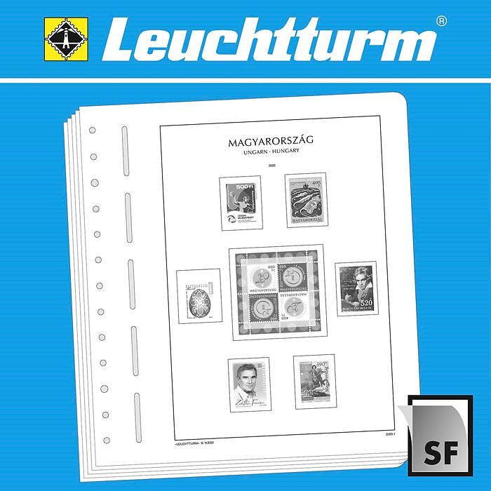 LEUCHTTURM SF-Feuilles préimprimées Hongrie 2015-2019