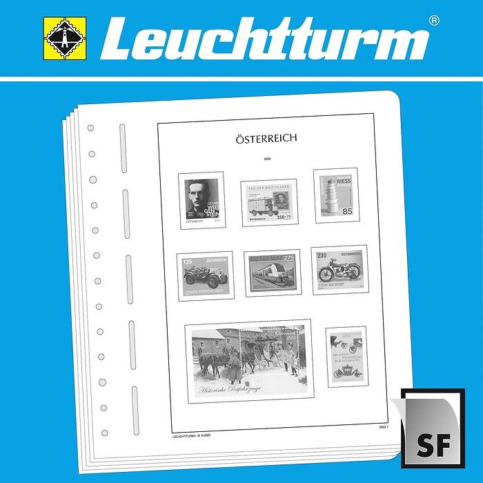 LEUCHTTURM feuilles complémentaires SF Autriche 2017