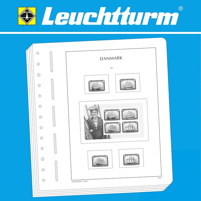 LEUCHTTURM feuilles complémentaires Liechtenstein 2017