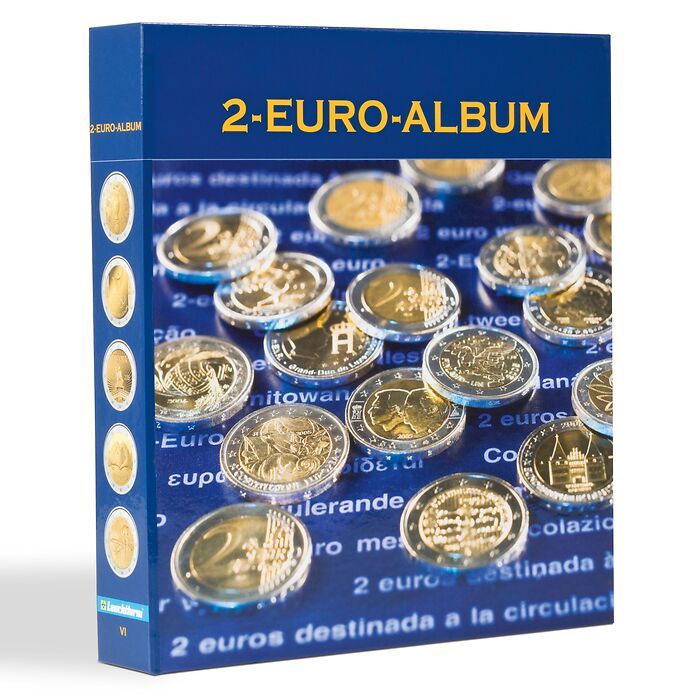 Album NUMIS pour pièces de 2 euros commémoratives de toute la zone euro, fra/angl, tome 7