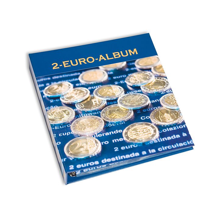 Album NUMIS pour pièces de 2 € commémoratives de toute la zone euro, en allemand, tome 8