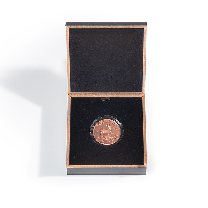 Ecrin Numismatique Luxor pour une capsule de monnaie