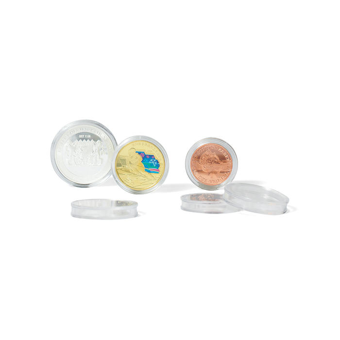 Capsules pour pièces de monnaie diamètre intérieur 46 mm p.100