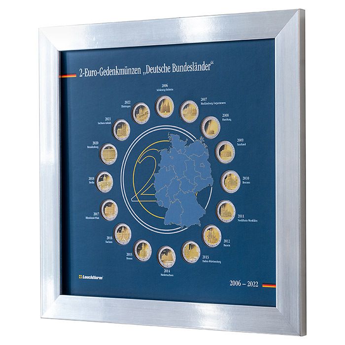 Cadre de présentation pour les 2€ Bundesländer allemands