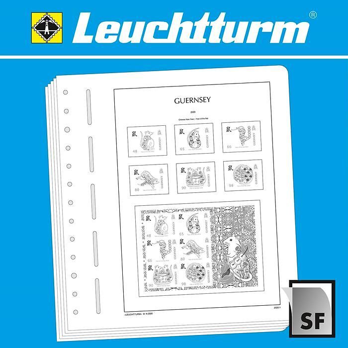 LEUCHTTURM feuilles complémentaires SF Guernesey 2020