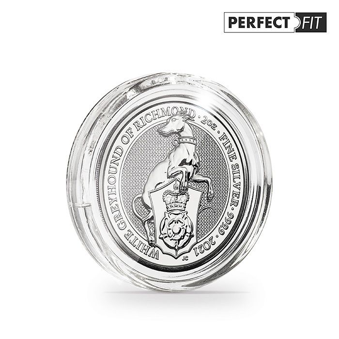 Ultra capsules Perfect Fit pour 2 oz. Queen's Beasts Silver   (38,61 mm), paquete de 10