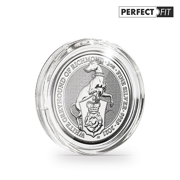 Capsules ULTRA Perfect Fit pour 2 oz. Queen's Beasts Silver  (38,61 mm), paquete de 100