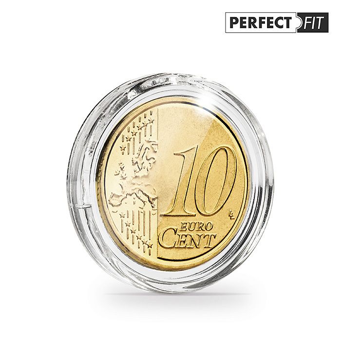 Capsules ULTRA Perfect Fit pour 10 Euro-Cent (19,75 mm), paquete de 10
